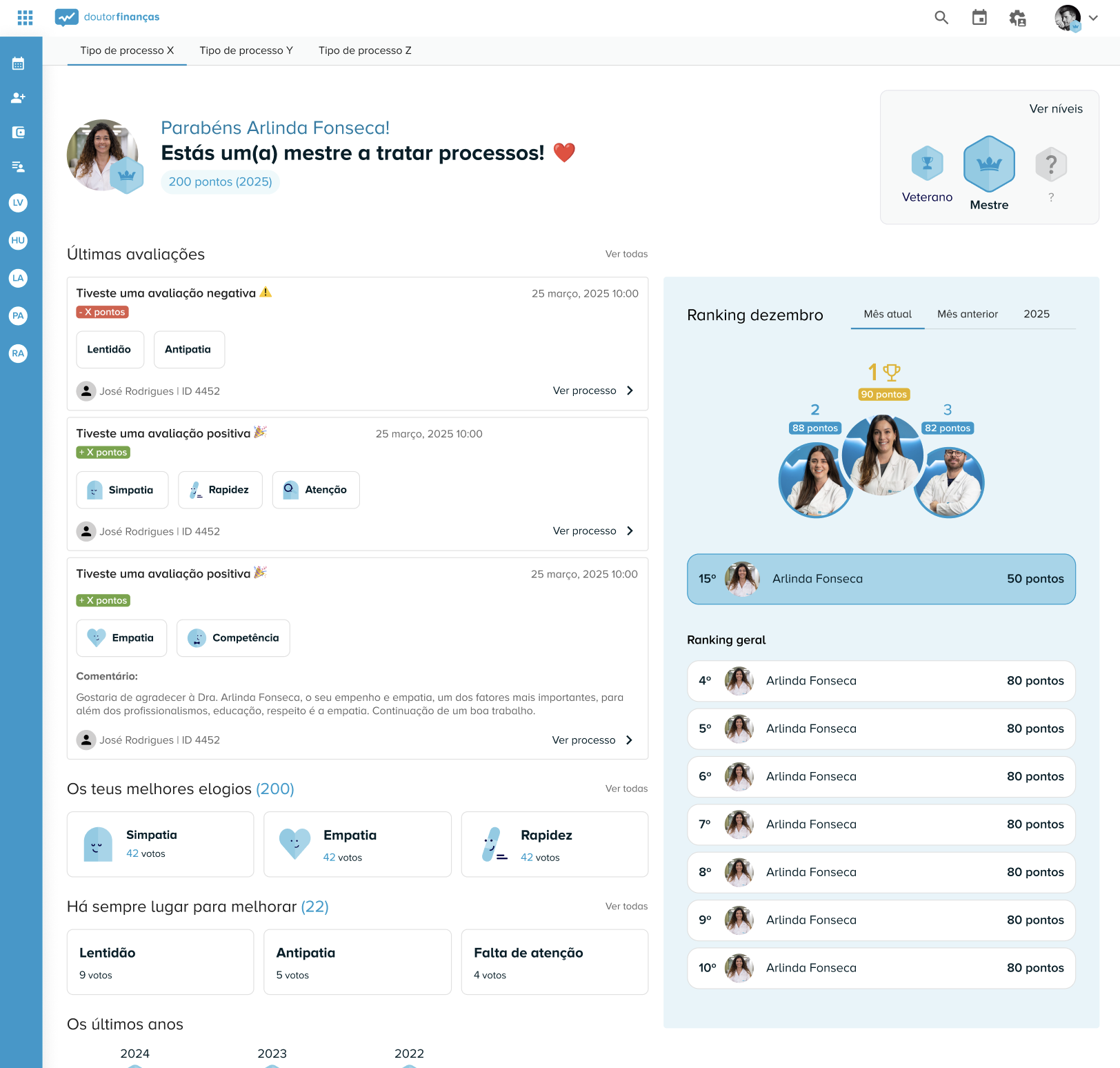 Avaliar o Doutor: O feedback que inspira a evolução de cada Doutor