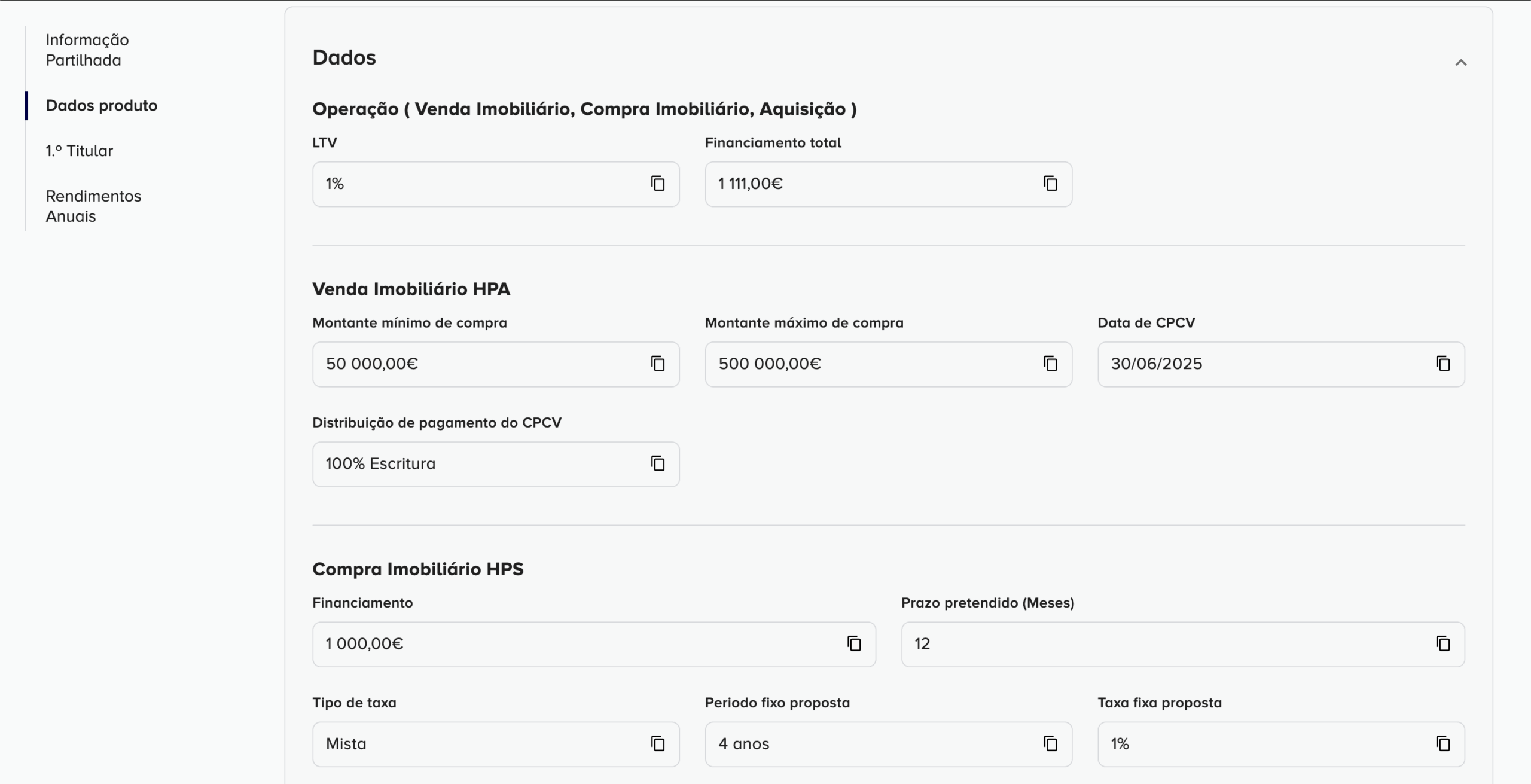 Imobiliário com mais detalhe: novas operações e campos visíveis na Clínica e no Portal de Parceiros