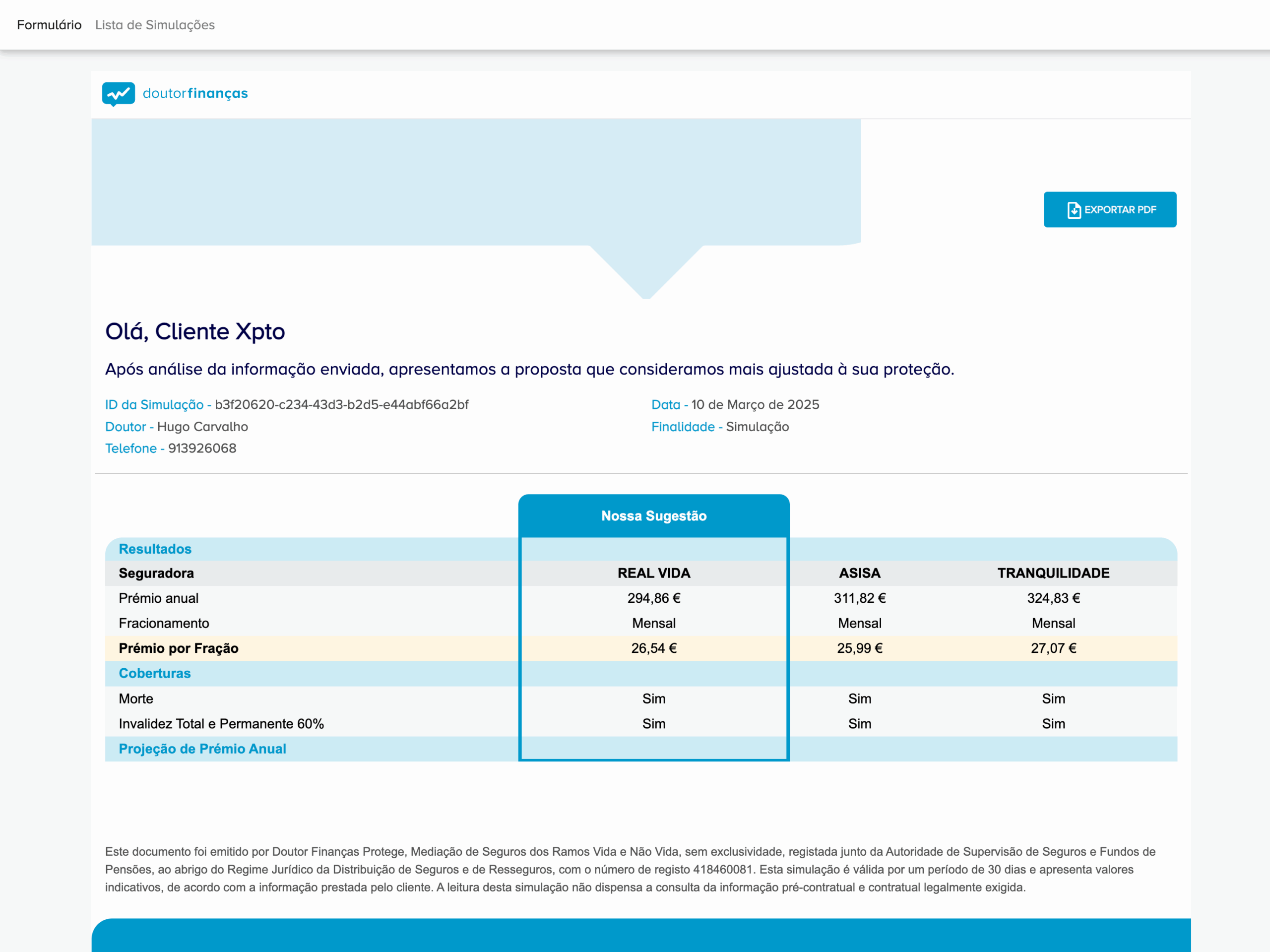 Simulações de Seguros em segundos? Só via API.