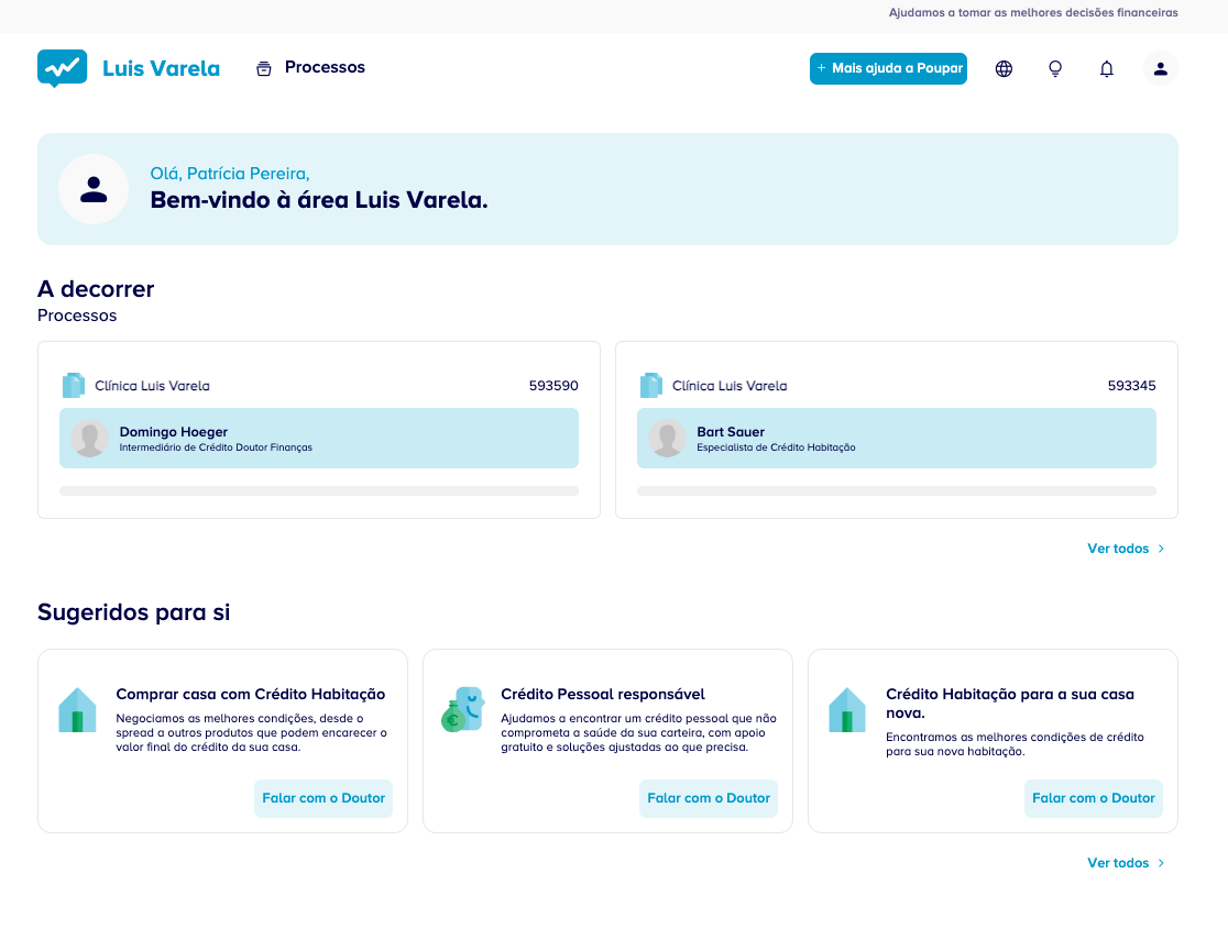A nova porta de entrada do cliente