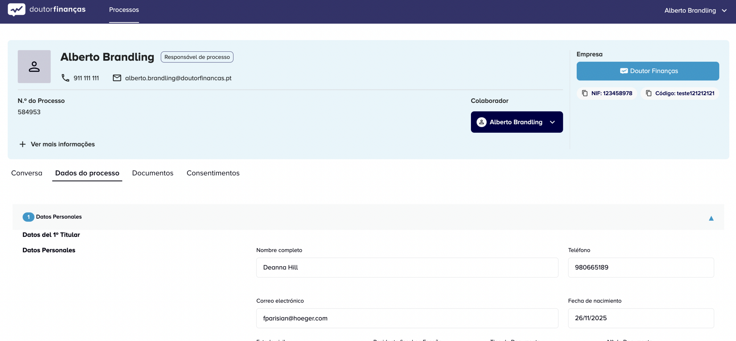 Fichas dinâmicas no Portal de Parceiros: acesso simplificado a todos os tipos de processo