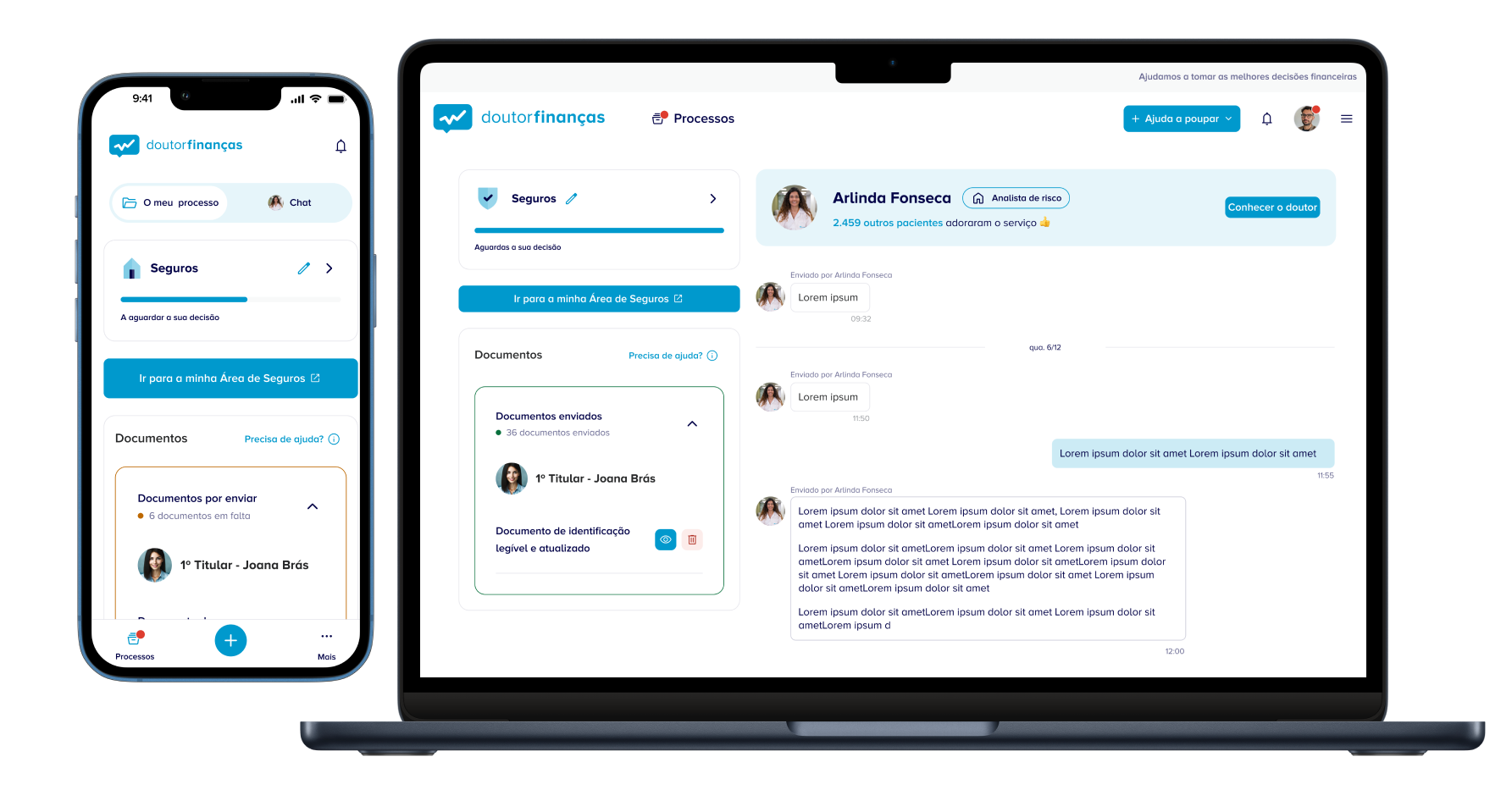 Gestão de seguros: Acesso direto na Área Pessoal