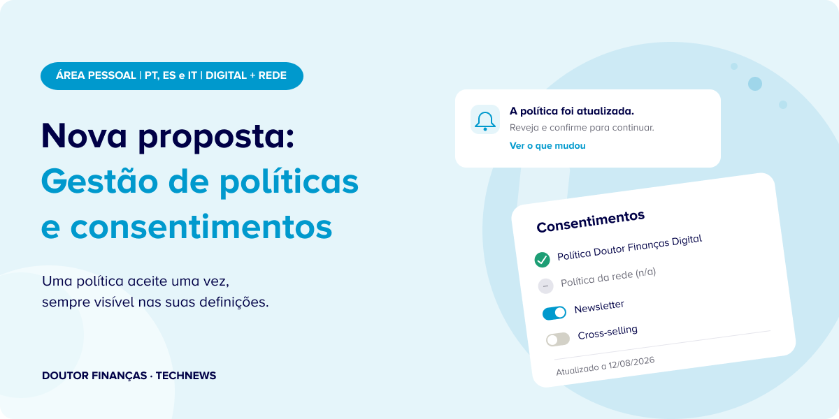Proposta: Nova gestão de políticas e consentimentos